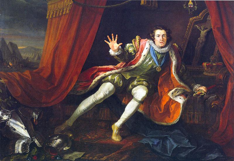 unknow artist David Garrick as Richard III in Colley Cibber's adaptation of the William Shakespeare play